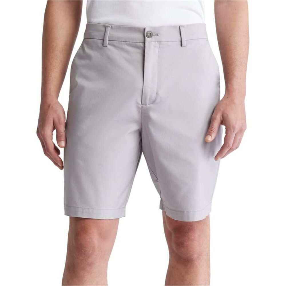 Calvin Klein Mens Refined Slim Fit 9'' Casual Chino Shorts, NWT